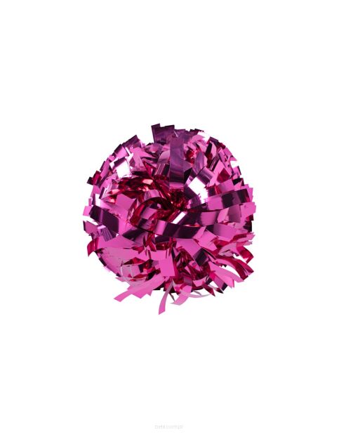 Pompon Metallic FUCHSIA PINK fuksjowy 35 cm (6