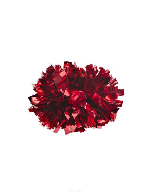 Pompon Metallic RED czerwony 25 cm (4