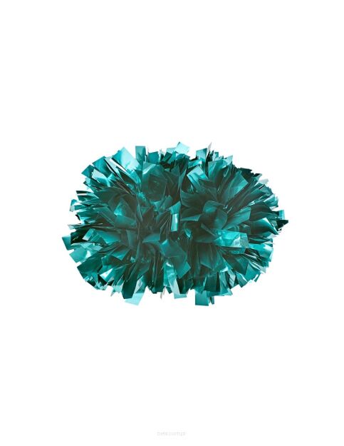 Pompon Metallic TEAL turkusowy 25 cm (4
