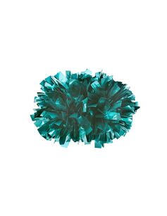 Pompon Metallic TEAL turkusowy 25 cm (4")