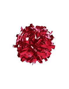 Pompon Metallic RED czerwony 35 cm (6")