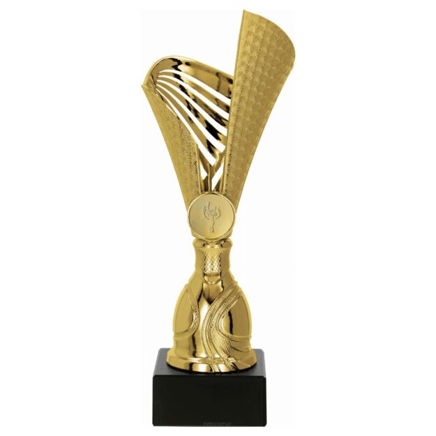 Puchar plastikowy złoty 23,5cm 9234A