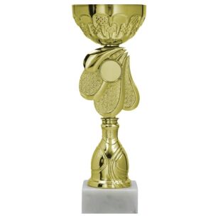 Puchar metalowy złoty 22cm 9313G