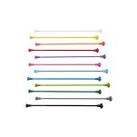 Pałka mażoretkowa FULL COLOR Power Black KAMALEON 11mm 81 cm (32