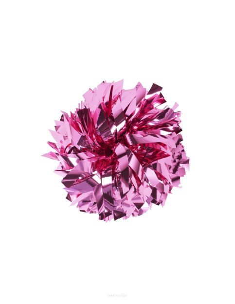 Pompon Metallic PINK różowy 35 cm (6