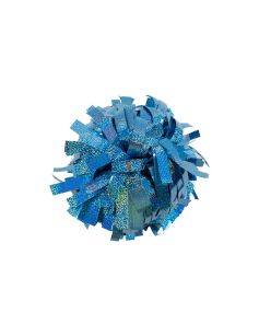 Pompon Holographic LIGHT BLUE jasny niebieski 35 cm (6")