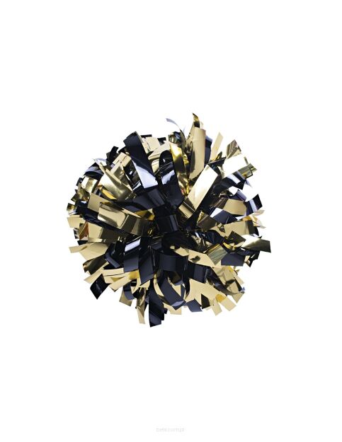 Pompon Metallic MIX GOLD BLACK złoto-czarny 45 cm (8