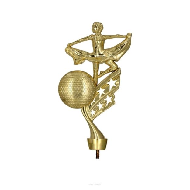 Figurka plastikowa złota Tancerka 22,5cm B661/DAN