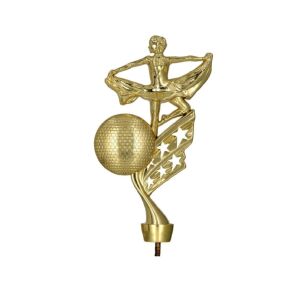 Figurka plastikowa złota Tancerka 22,5cm B661/DAN