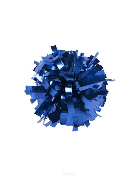 Pompon Metallic ROYAL BLUE niebieski 35 cm (6