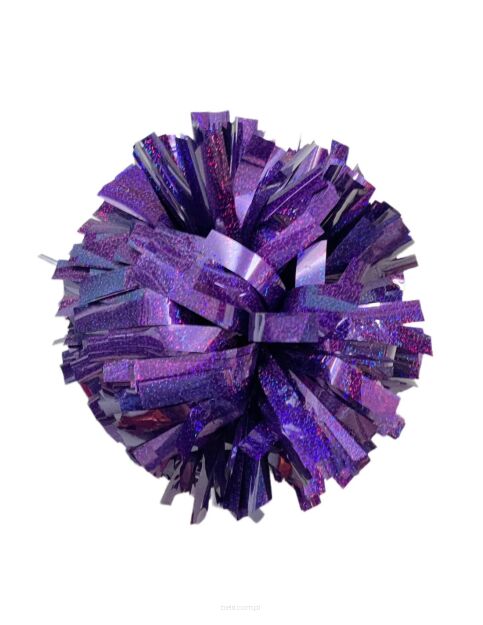 Pompon Holographic PURPLE fioletowy 35 cm (6