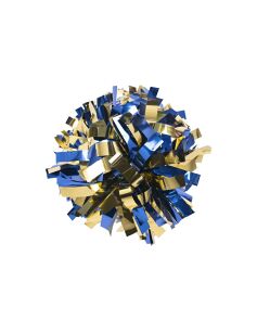 Pompon Metallic MIX GOLD ROYAL BLUE złoto-niebieski 45 cm (8")