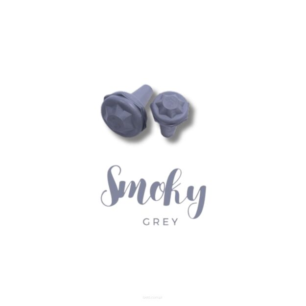 Para końcówek Smoky Grey do pałki KAMALEON 11mm