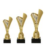 Puchar plastikowy złoty 21,5cm 9234C - 2