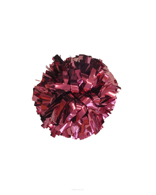 Pompon Metallic BURGUNDY bordowy 35 cm (6