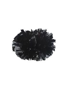 Pompon Metallic BLACK czarny 25 cm (4")