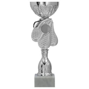 Puchar metalowy srebrny 20,5cm 9313S