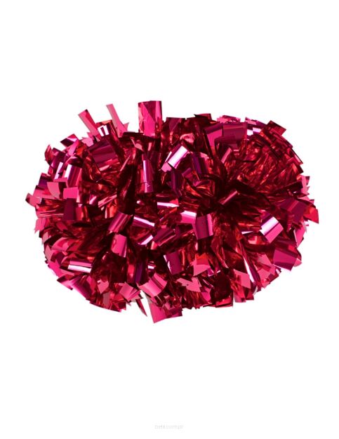 Pompon Metallic FUCHSIA PINK fuksjowy 25 cm (4