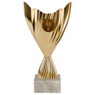 Puchar plastikowy złoty 21cm 8385GA