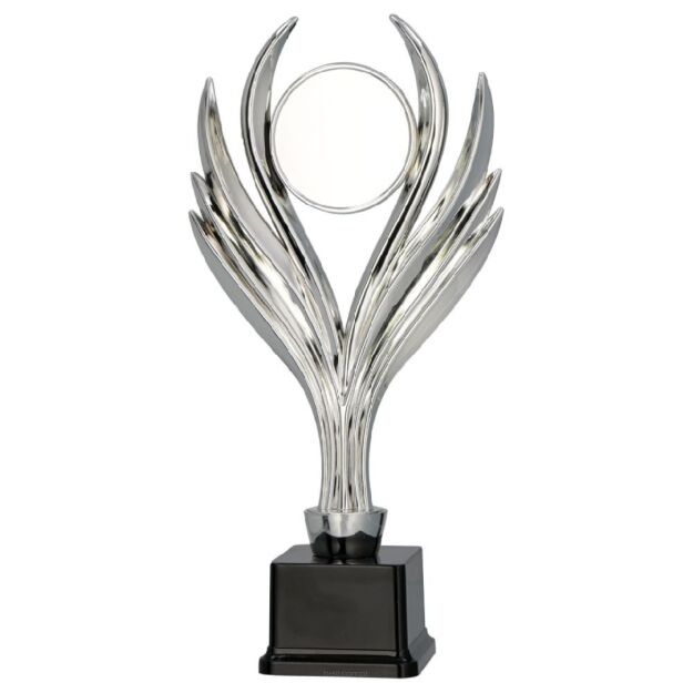 Puchar plastikowy srebrny 25cm 9310S