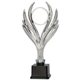 Puchar plastikowy srebrny 25cm 9310S