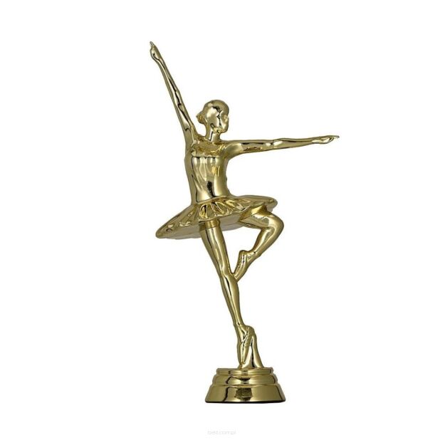 Figurka plastikowa złota Tancereczka 20cm B374/G