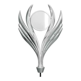 Figurka plastikowa srebrna Skrzydła 23cm B700S