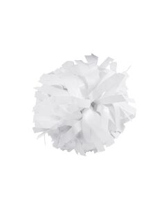 Pompon Metallic WHITE biały 35 cm (6")
