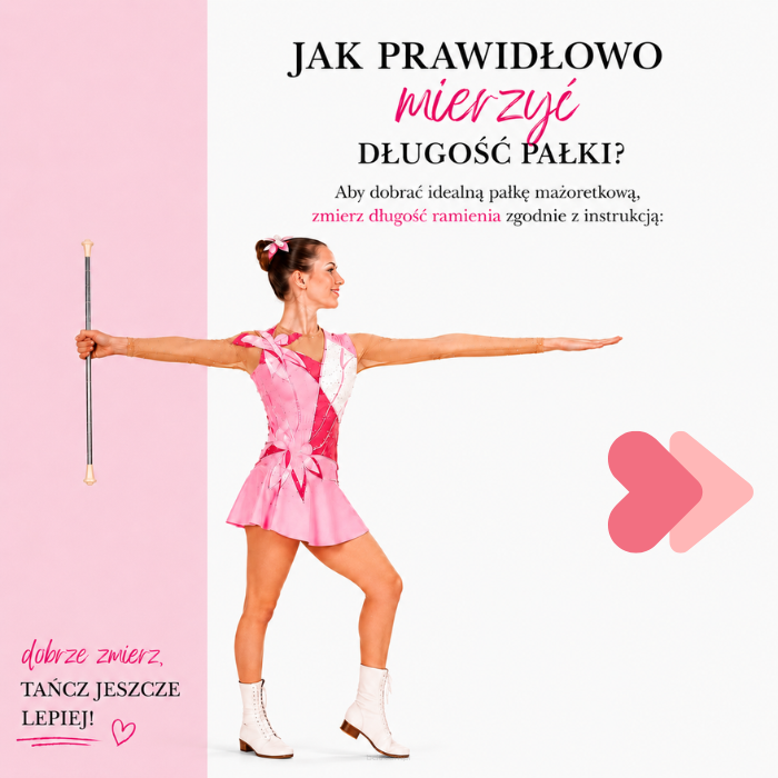 Jak prawidłowo dobrać długość pałki mażoretkowej?